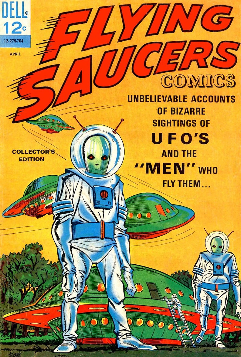 Sci fi comique affiche vintage Soucoupes volantes 199 Etsy Sci fi comique affiche vintage Soucoupes volantes 199 Etsy