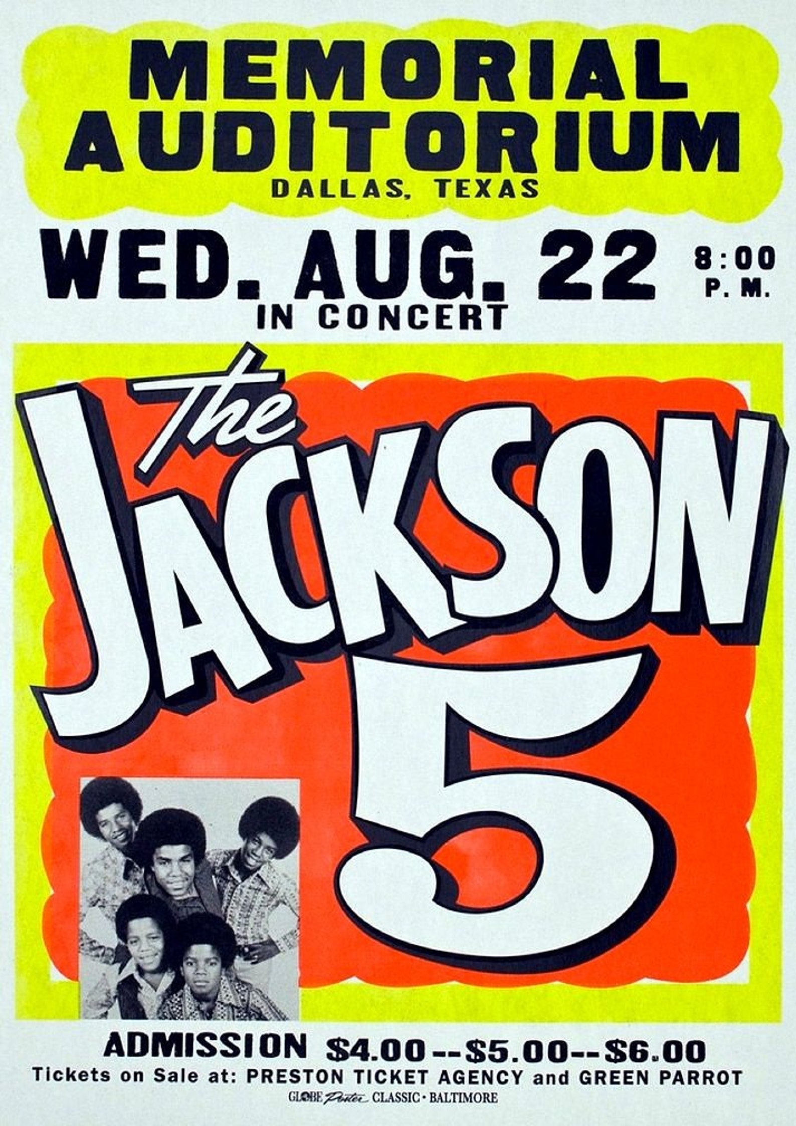 The Jackson 5 Concert Poster 364 Etsy