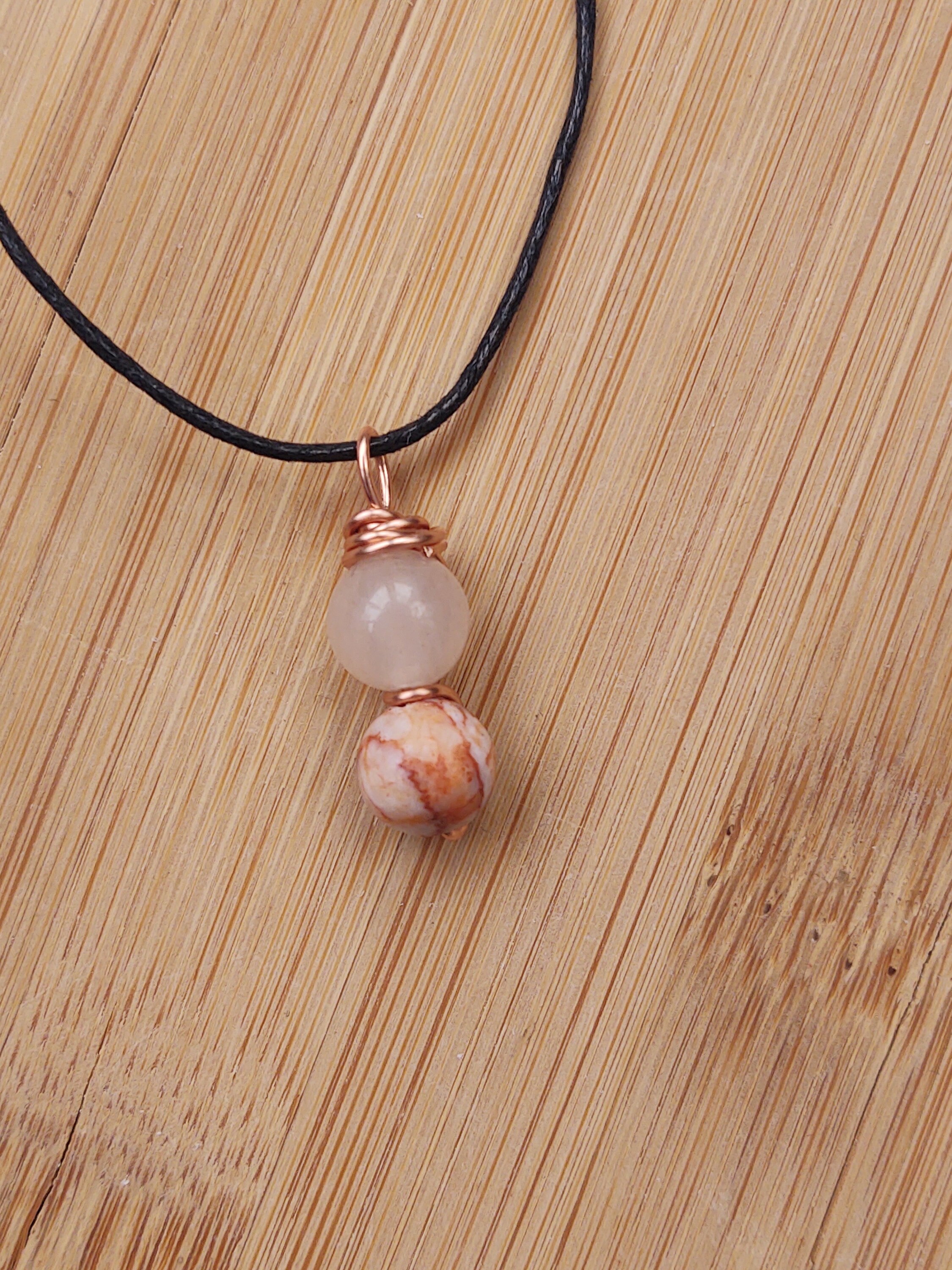 Twin Flame Necklace with Description CardWish Etsy