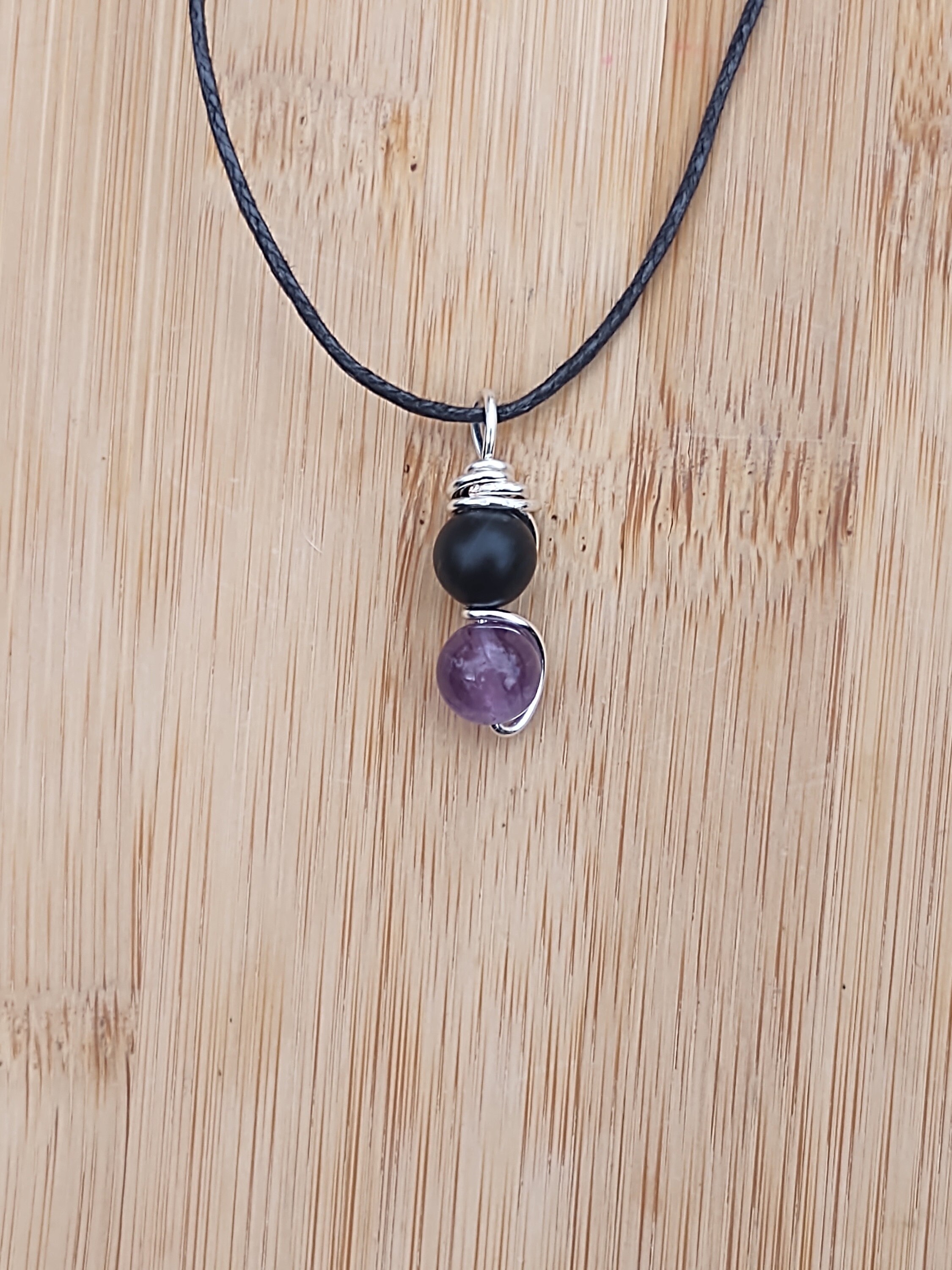 Twin Flame Necklace with Description CardWish Etsy