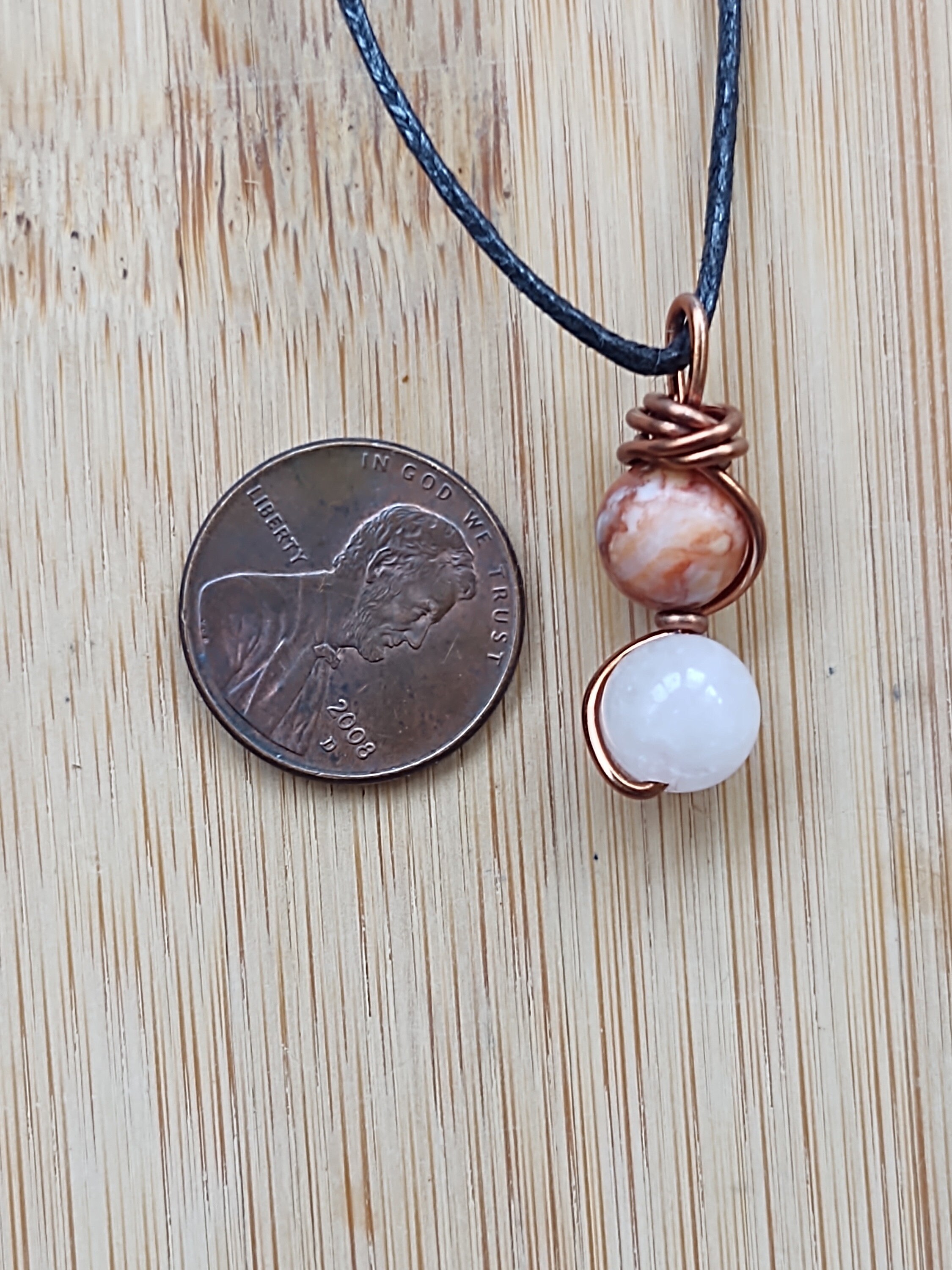 Twin Flame Necklace with Description CardWish Etsy