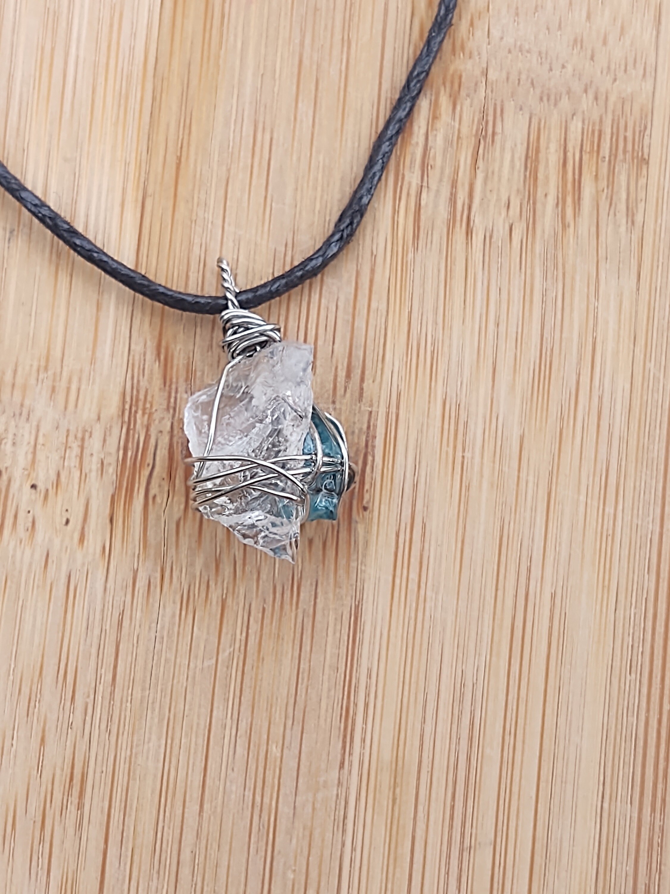 Twin Flame Necklace with Description CardWish Etsy