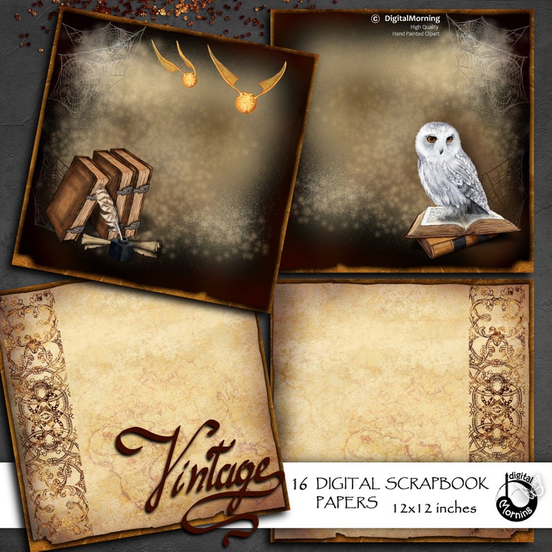 harry potter junk journal kit harry potter paper junk etsy