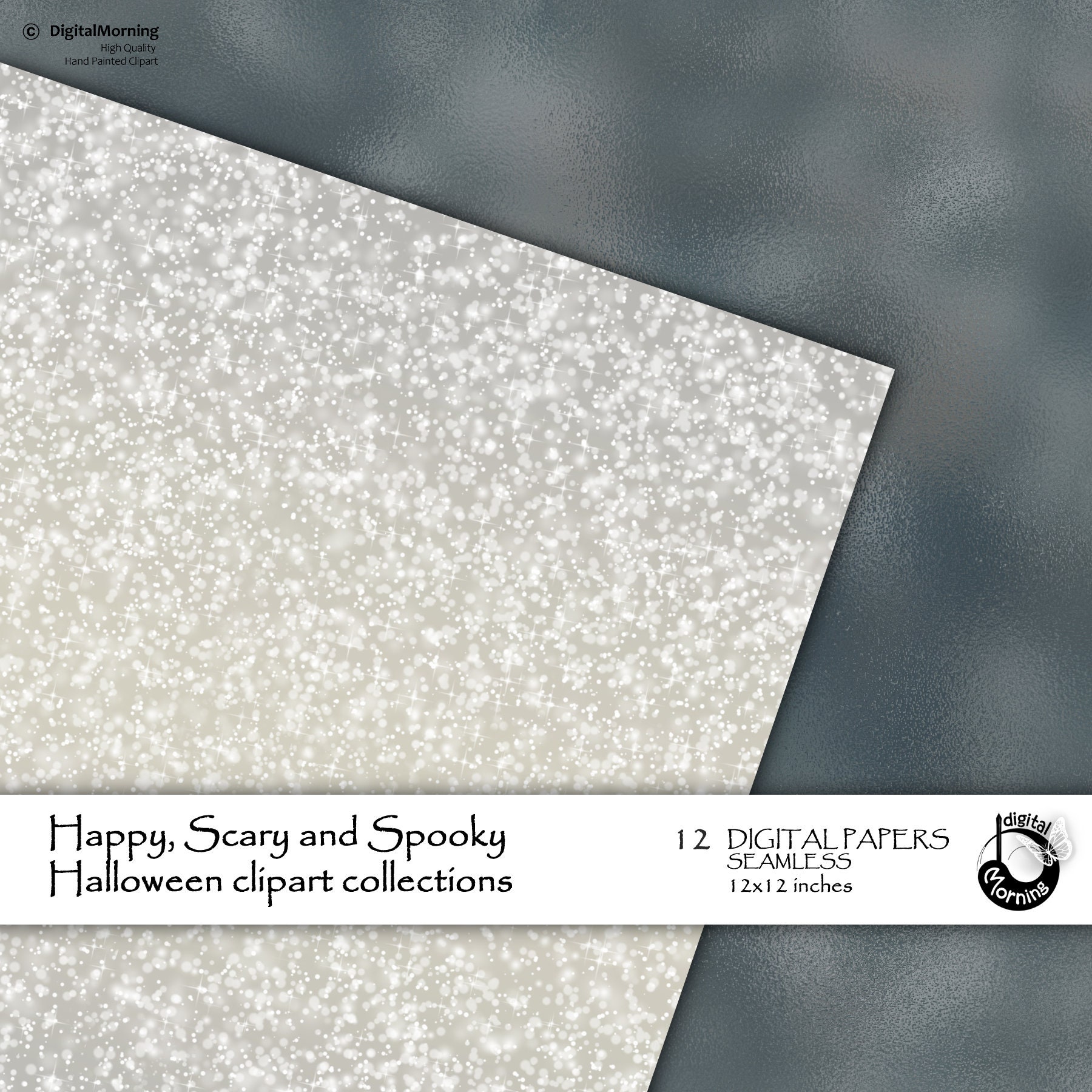 Spooky Halloween Seamless Digital Paper Pack, Halloween Background ...