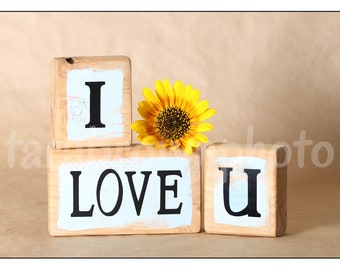 I love u I card I i love u print I 4 image download