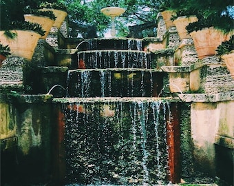 Fuente del Museo Vizcaya, Miami Prints, South Florida Photography, Digital Print, Wall Art, Home Decor, Office Decor