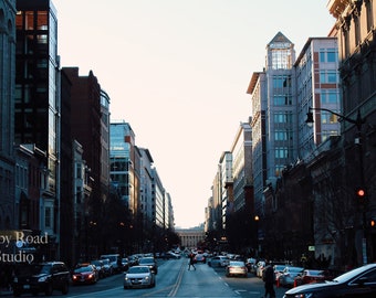 D.C. Street, D.C. Impresiones, Impresiones Citylife, Fotografía De Viajes, Decoración De Pared, Arte DC Descargable, Decoración Para El Hogar Y Oficina, Arte De Trabajar Desde Casa