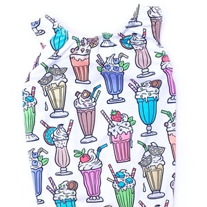 Gymnastics Leotard Ice Cream Milkshake Girls, Women, Teens, Toddler, Baby