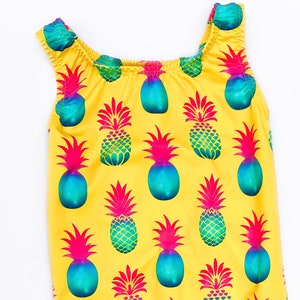 Gymnastics Leotard Pineapple Fruit Girls, Women, Toddler, Teen