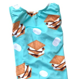 Body da ginnastica S&#39;mores per bambine, taglia XS