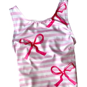 Gymnastics Leotard Pink Bow Aesthetic Girls, Teens, Toddler, Women