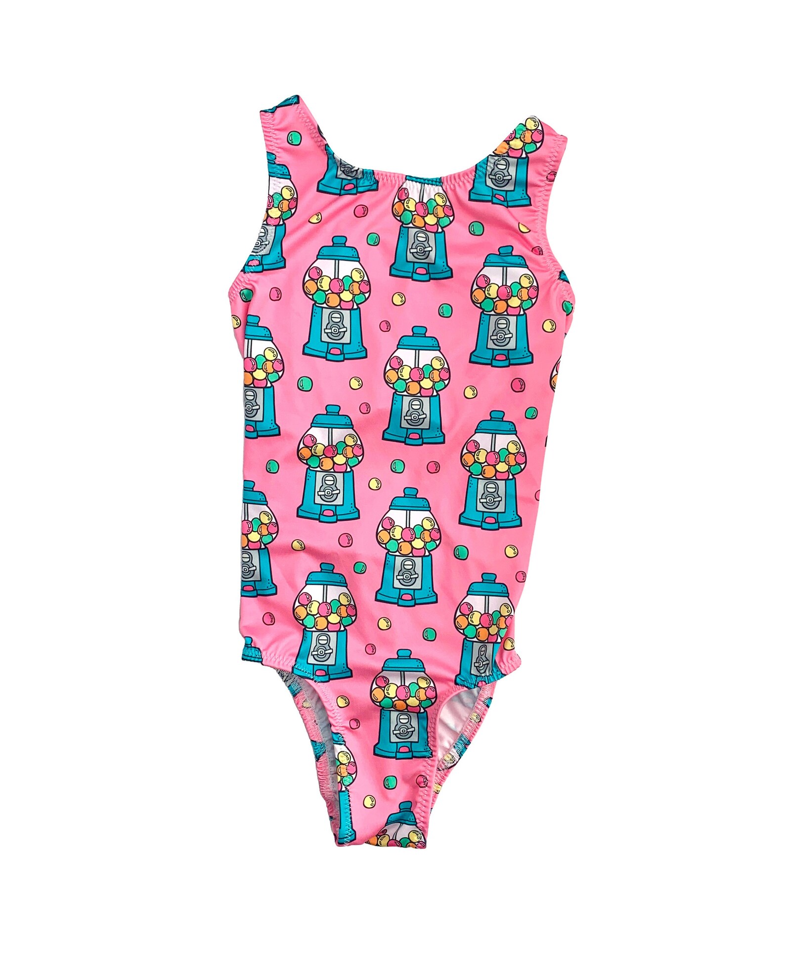 Girls Bubblegum Gymnastics Leotard - Etsy