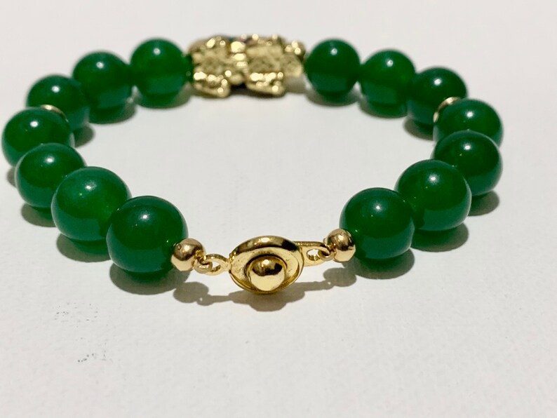 Jade Feng Shui Bracelet | Etsy
