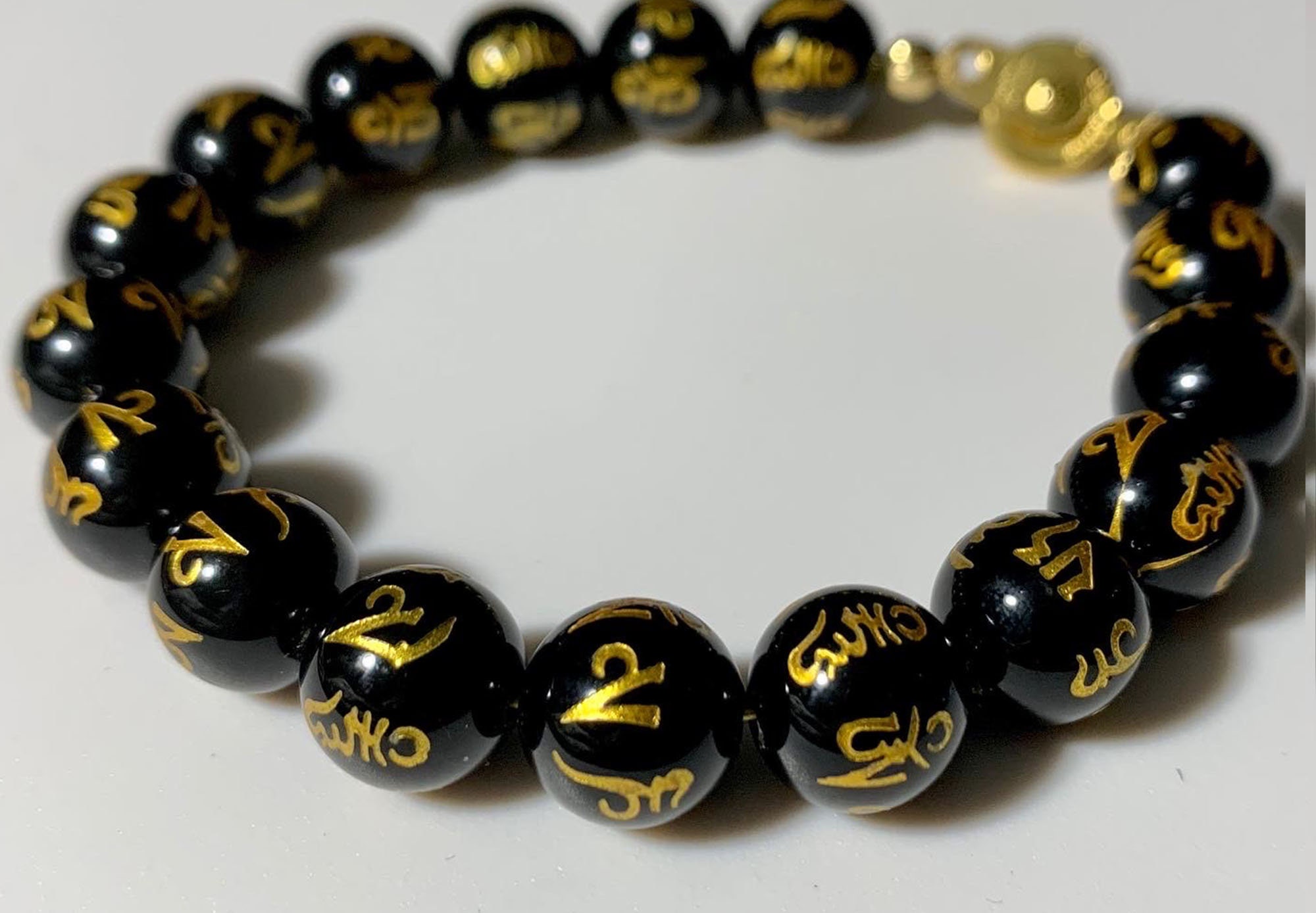 Black onyx bracelet feng shui deals