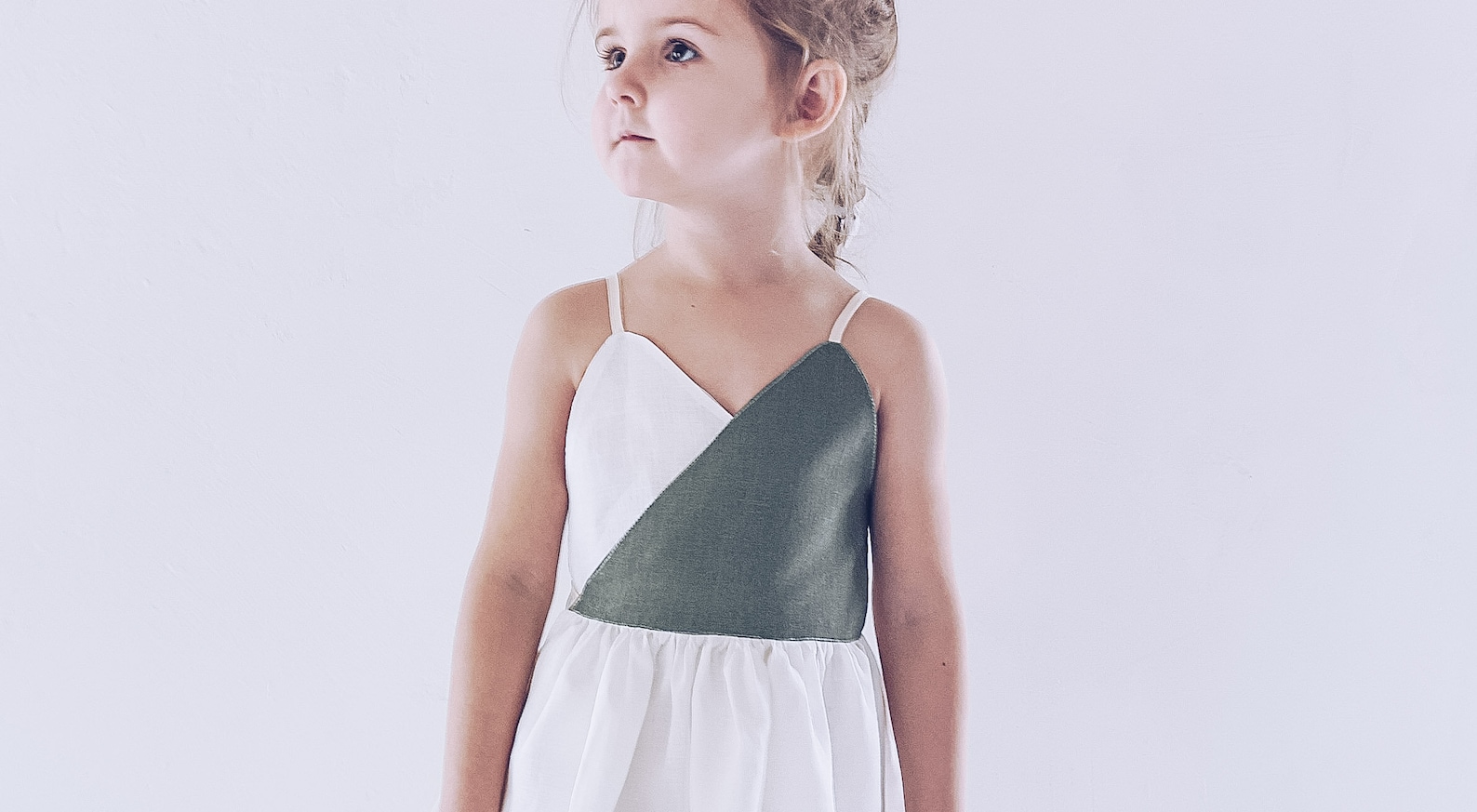 Boho Flower Girl Dress Beach Linen Dress Wrap Around Sundress Flower boho-flower-girl-dress-beach-linen-dress-wrap-around-sundress-flower