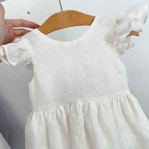 Milk Petal Linen Dress main image 0