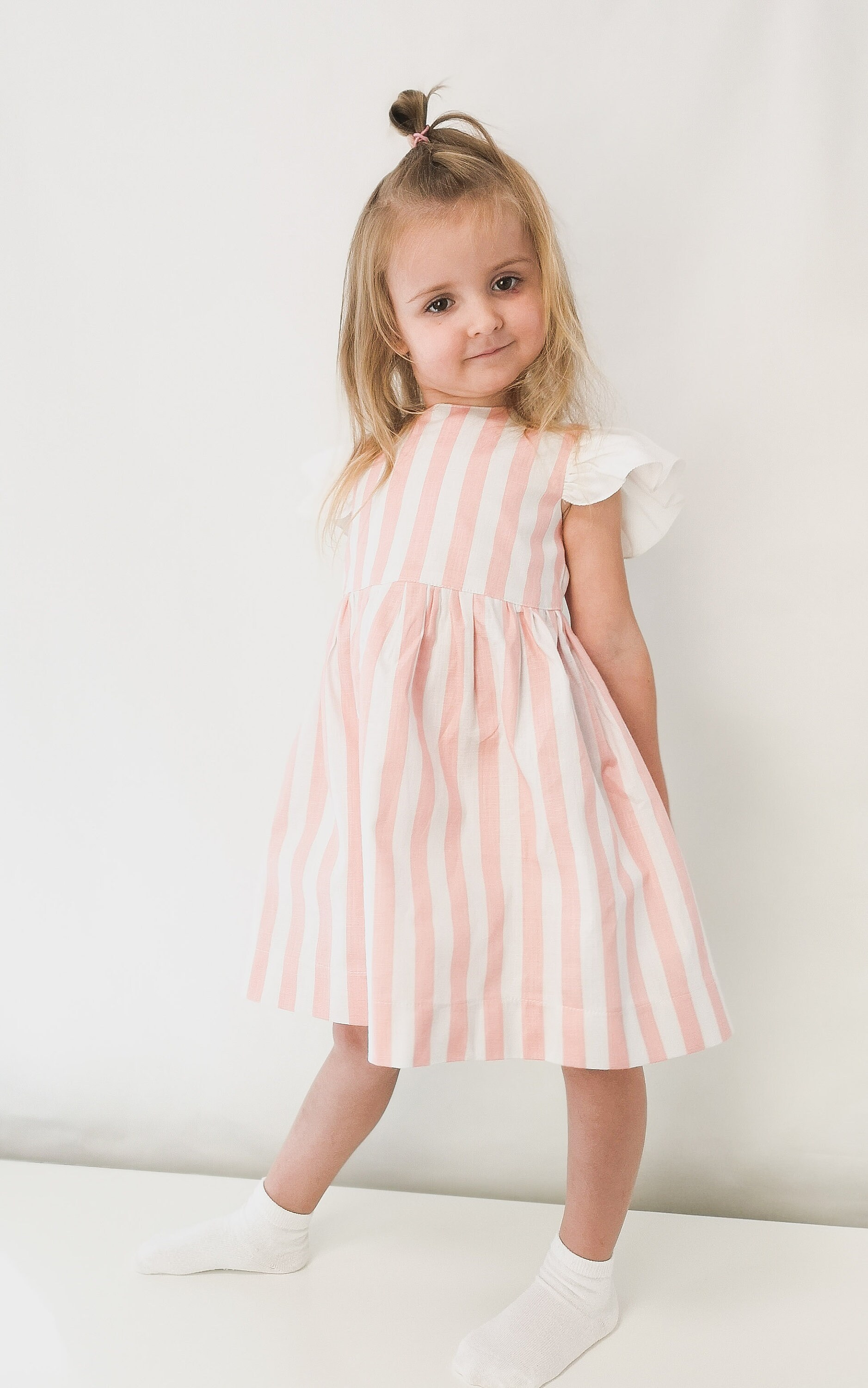 Girls Linen Dress Linen Dress Vintage Style Baby Etsy