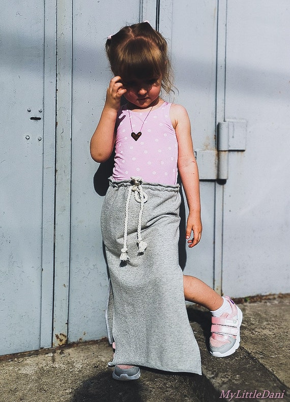 little girls maxi skirt