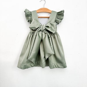 green emerald velvet dress Mayoral Girls Broderie Anglaise Dress Girls Toddler 12 Month Green Cotton by Childrensalon main image 0