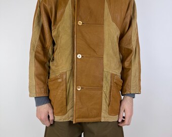 Latif Sheepskin Leather Jacket Vintage Mountain Heritage Preppy
