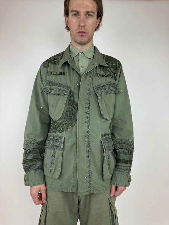 Denim Supply Ralph Lauren M65 Jacket Mens Size XL - Etsy Denim Supply Ralph Lauren M65 Jacket Mens Size XL - Etsy