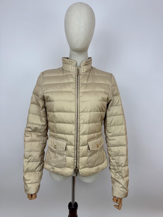 River Woods Micro Down Jacket Beige Short Puffer JKT Gorpcore 