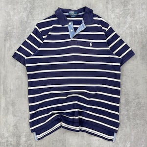 Vintage Polo Ralph Lauren Striped polo shirt Mens size 2XL