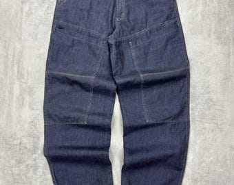 Yes Or Not Linen/Cotton Baggy Skater Pants Front Pockets Mens Size XL