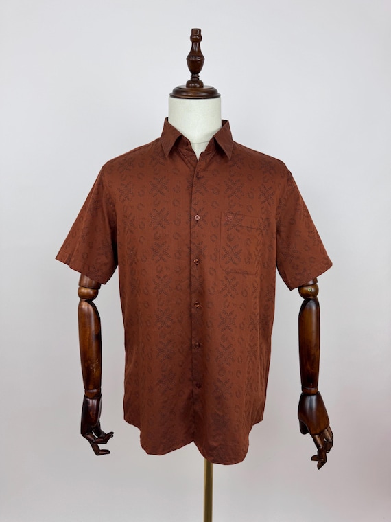 guy laroche dress shirts Vintage Guy Laroche Men's White Cotton Shirt - Size M