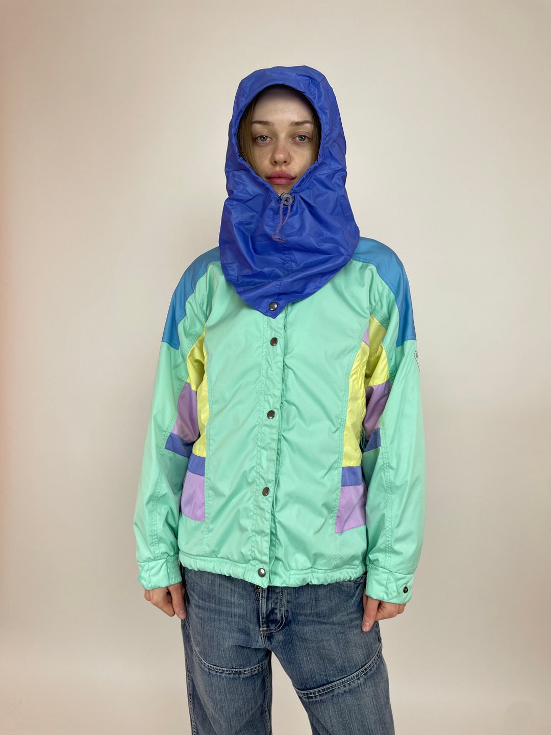 DEGRE7 Vintage SKI Womens Jacket Multicolor Size M - Etsy