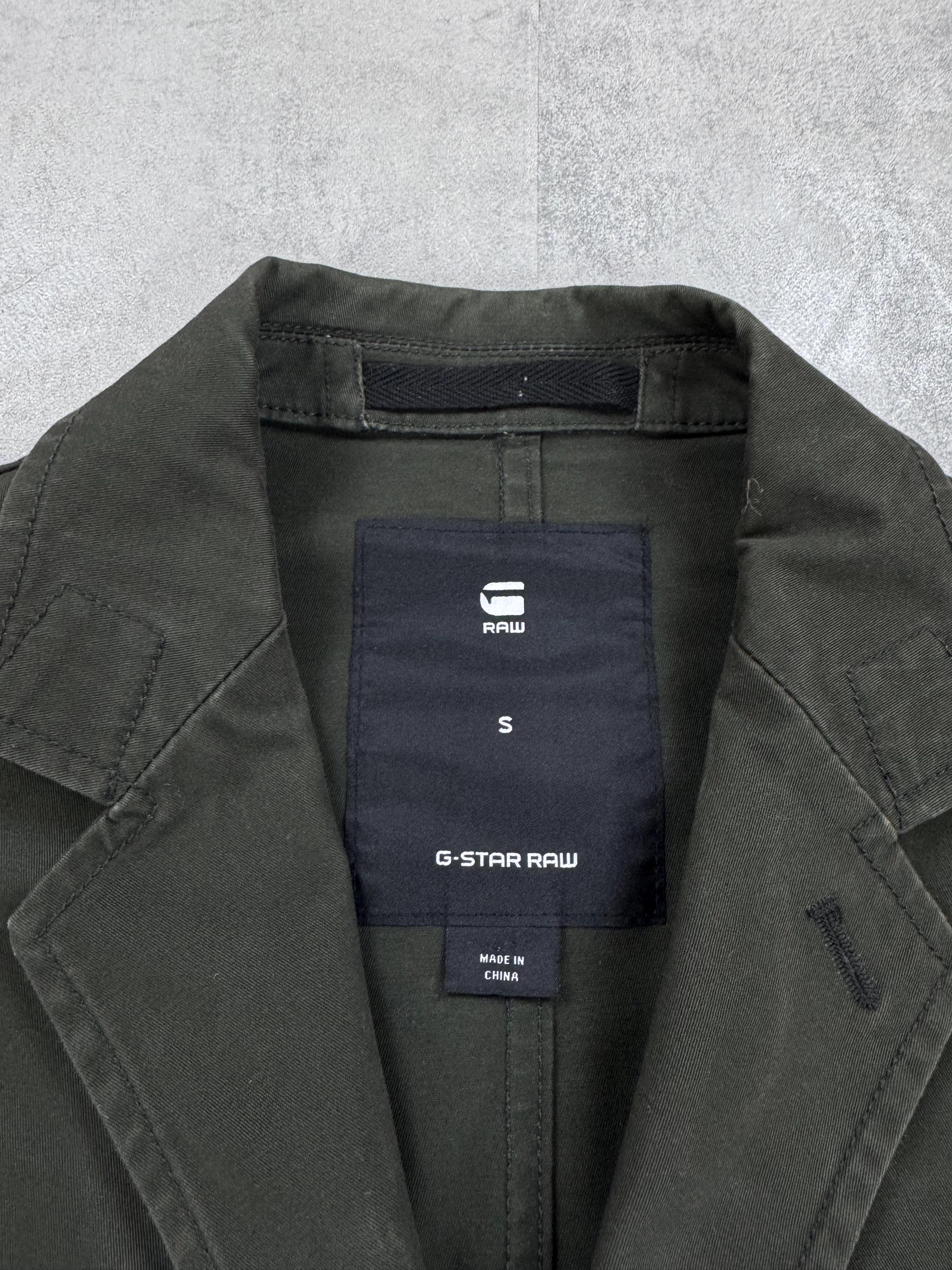 G-STAR RAW BLAKE BLAZER ブラック Mサイズ 新品タグ付き G-star RAW BLAKE BLAZER Canvas Unlined Sport Jacket Semi Formal