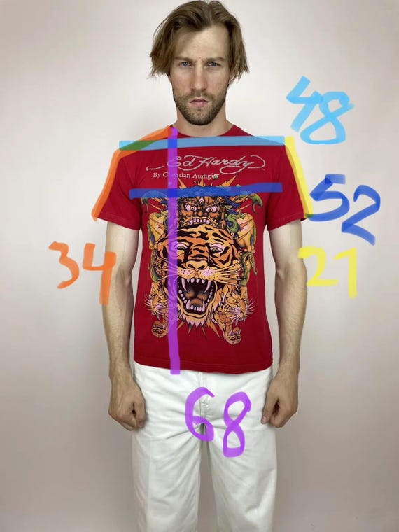 Vintage Ed Hardy by Christian Audigier Avant Garde Mens Size