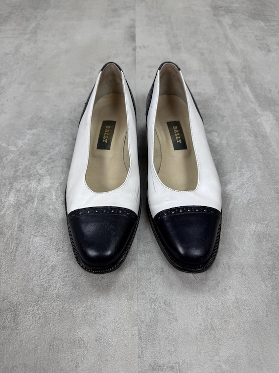 Bally Parnell Two-tone Leather Loafers Slip-on Shoes Womens  display picture 2