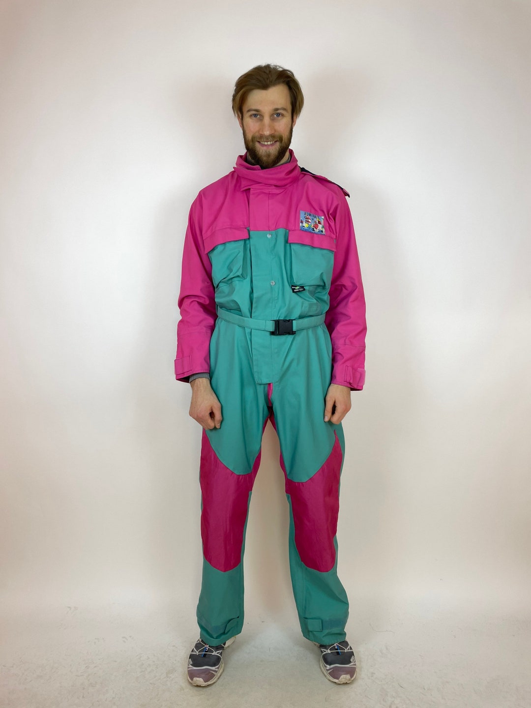 Vintage SKI Suit Multicoloured Kroyer Goretex Snow Suit 90s