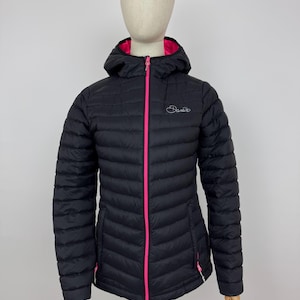 Chaqueta con capucha de plumón Dare2b para mujer, estilo gorpcore, para senderismo, talla 36 EUR