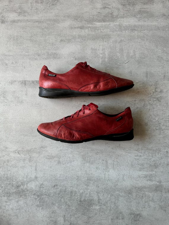 MEPHISTO AIR JET Womens Leather Sneakers Low Top Size Us 9 Etsy Australia