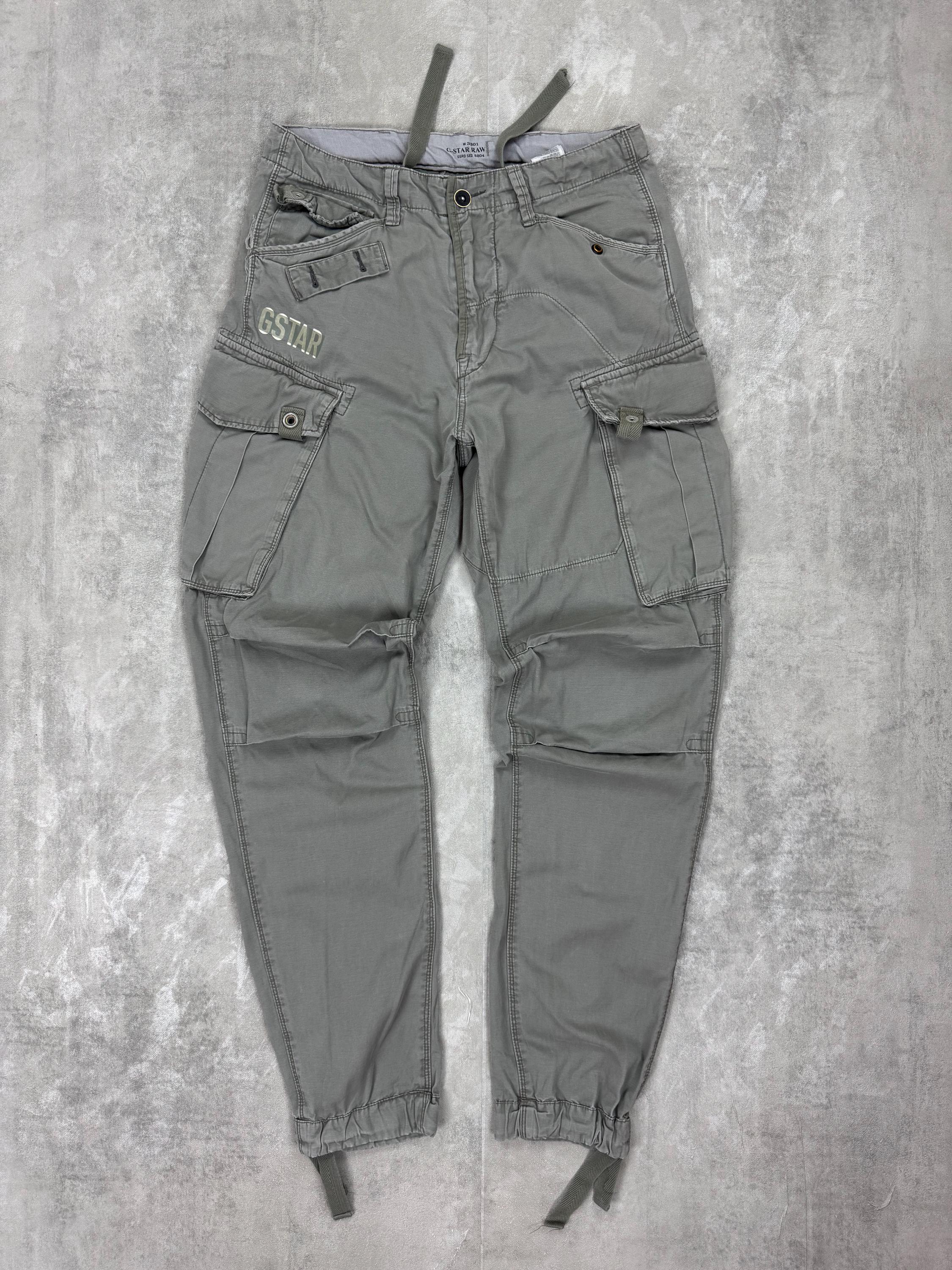G-star Laundry New Rovic Tapered Cargo Pants Military Style Faded