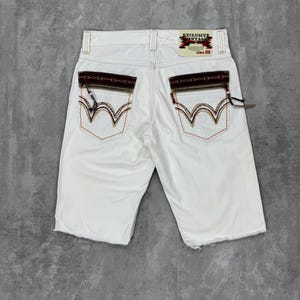 Edwin XU Exclusive Vintage white denim shorts size 32 image 1