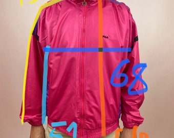 FILA Vintage Sport Track Jacket 90s Size XS - Etsy