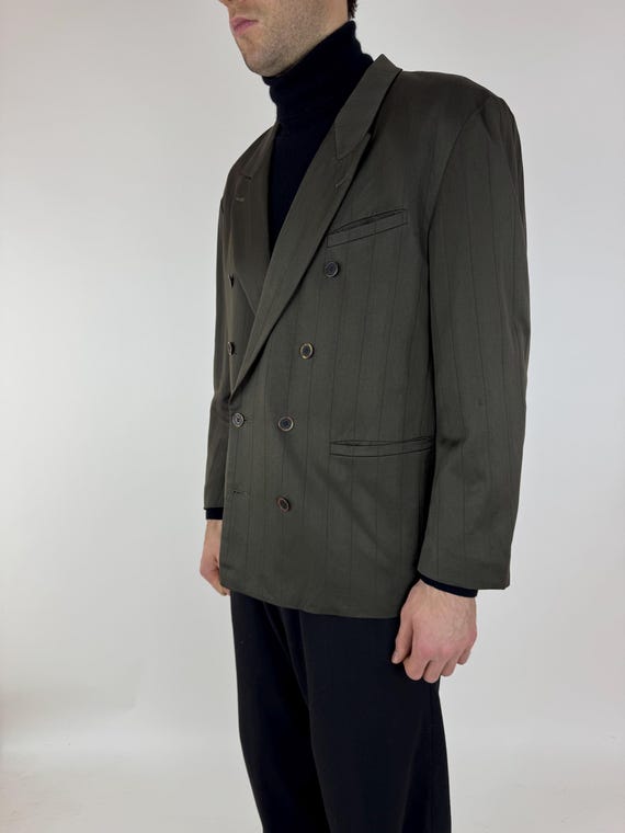 CESARE Bosseli Double-breasted Blazer Sport Jacket Mens Vintage