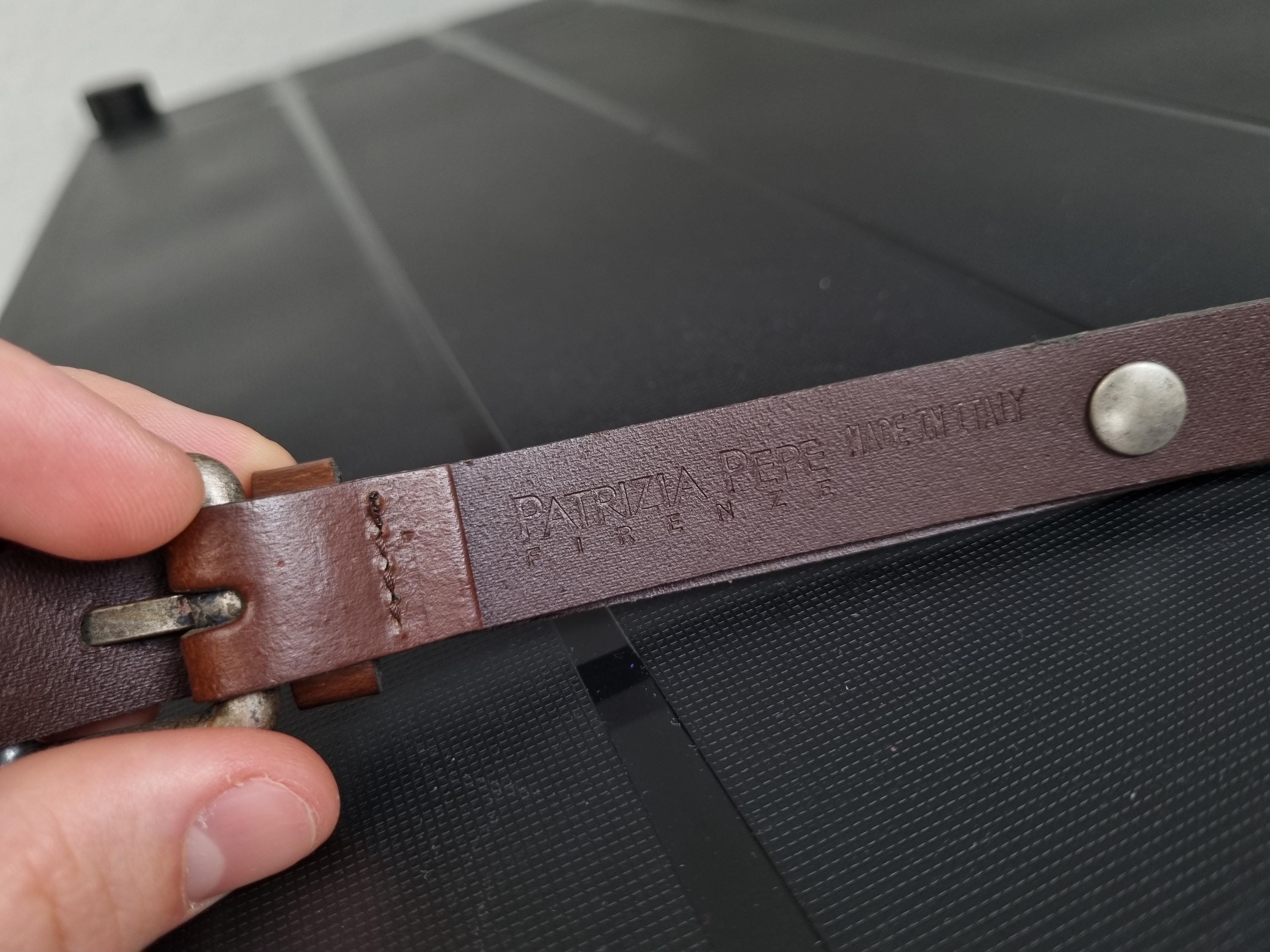 Patrizia Pepe Firenze Italian Leather Belt PATRIZIA PEPE FIRENZE Buckle Fux Leather Belt 80-94cm - Etsy main image 2