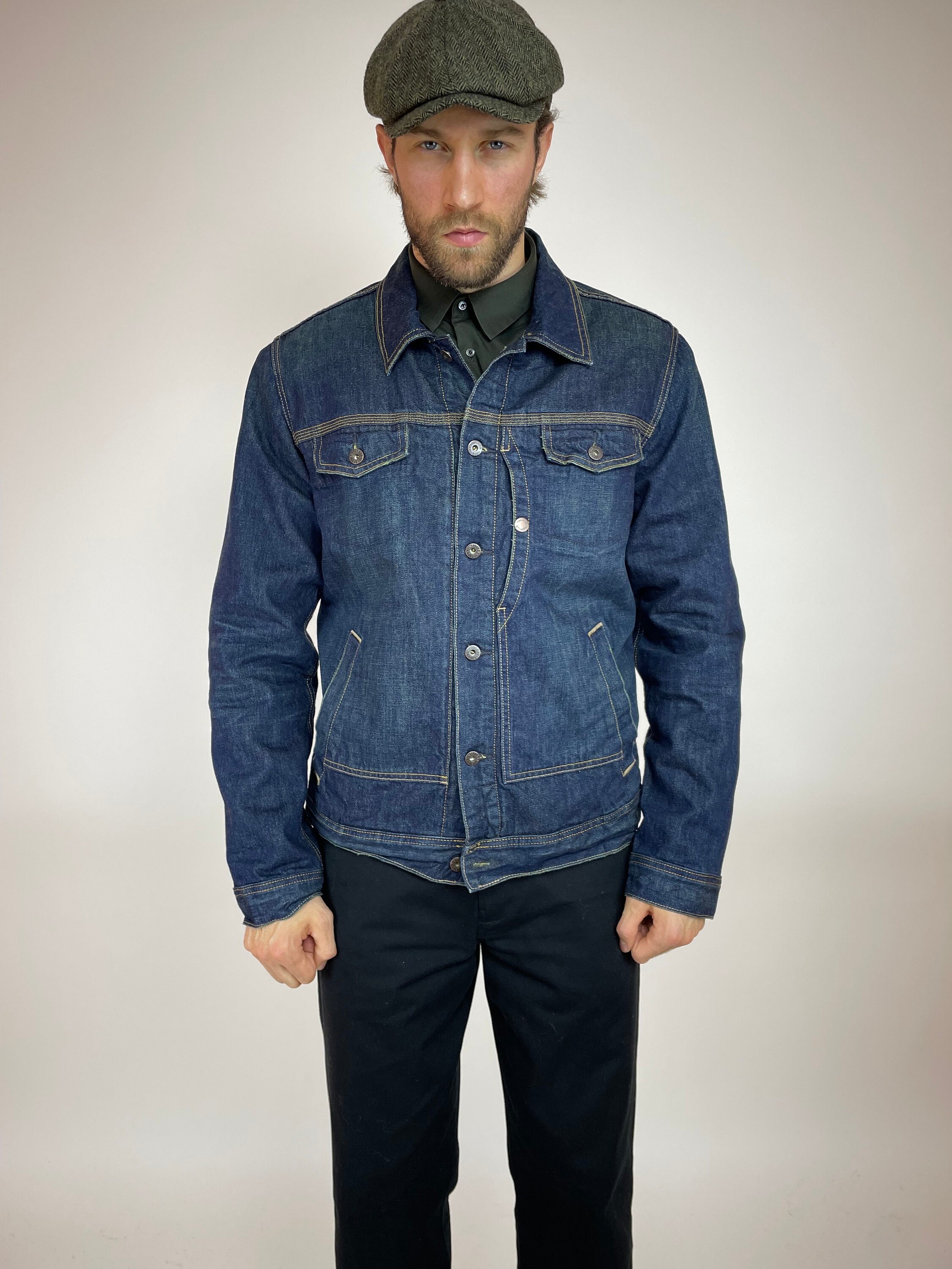 Buy Timberland Denim Sherpa Jacket Mens Size XL Online in India - Etsy