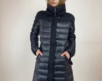 DUVETICA Women's Black Down Coat Puffer Jacket Size 44 - Etsy