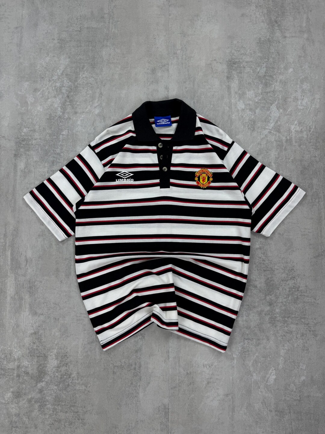 Umbro White Slam Jam Edition Gingham Cut Up Polo Umbro