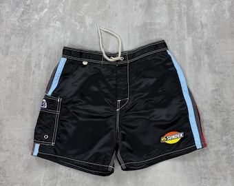 SUNDEK Vintage Swimming Shorts Vintage Nylon Made In USA