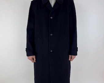 Vintage 1980s Schneiders Salzburg Grey Loden Coat – Virgin Wool