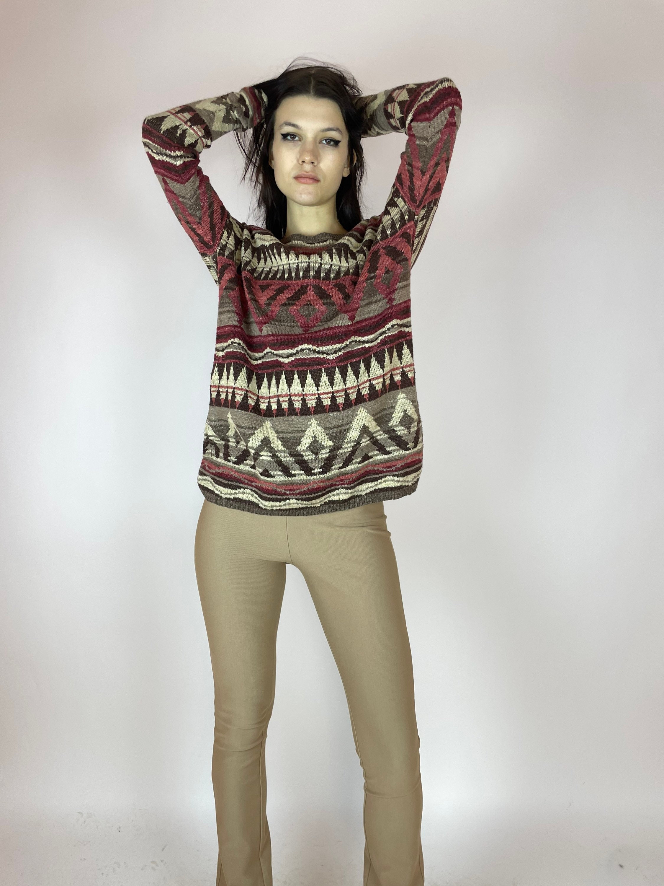 Women s Sweater Aztec Etsy Australia