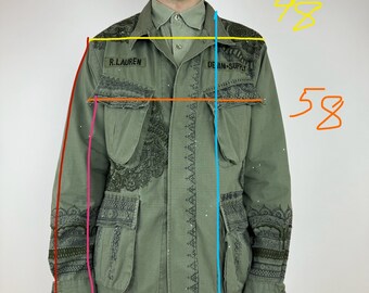 DENIM & SUPPLY RALPH LAUREN ミリタリージャケット M Ralph Lauren Denim & Supply Jacket Military M-65 USA Flag
