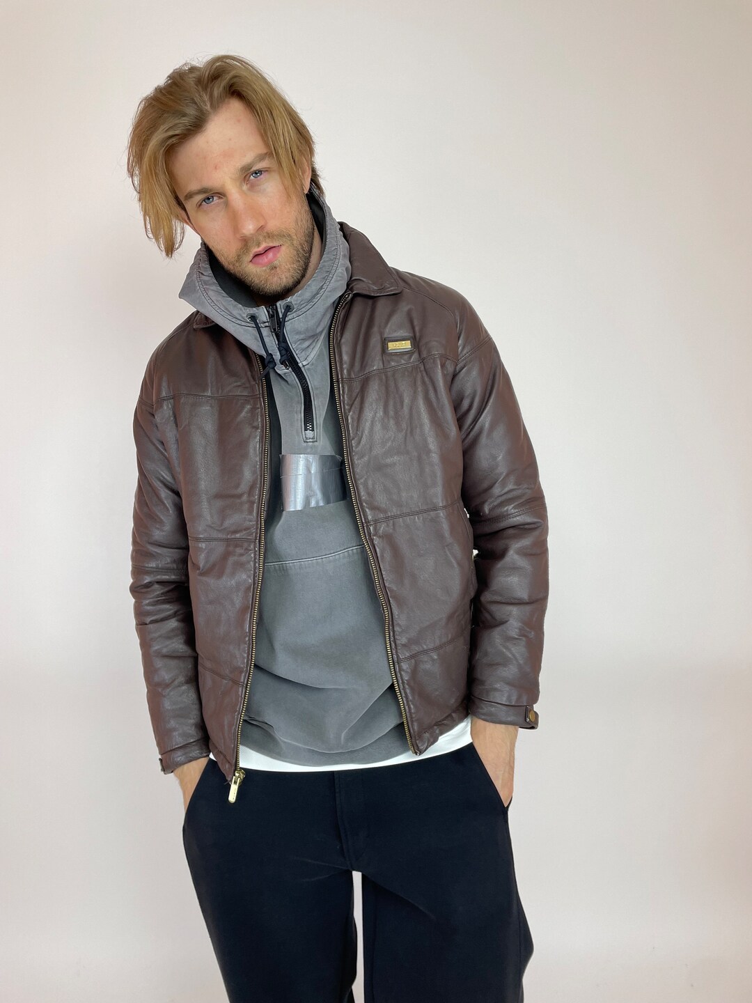 ジャケット・アウター euw jacket set up one-piece / brown ジャケット・アウター euw jacket set up one-piece / brown