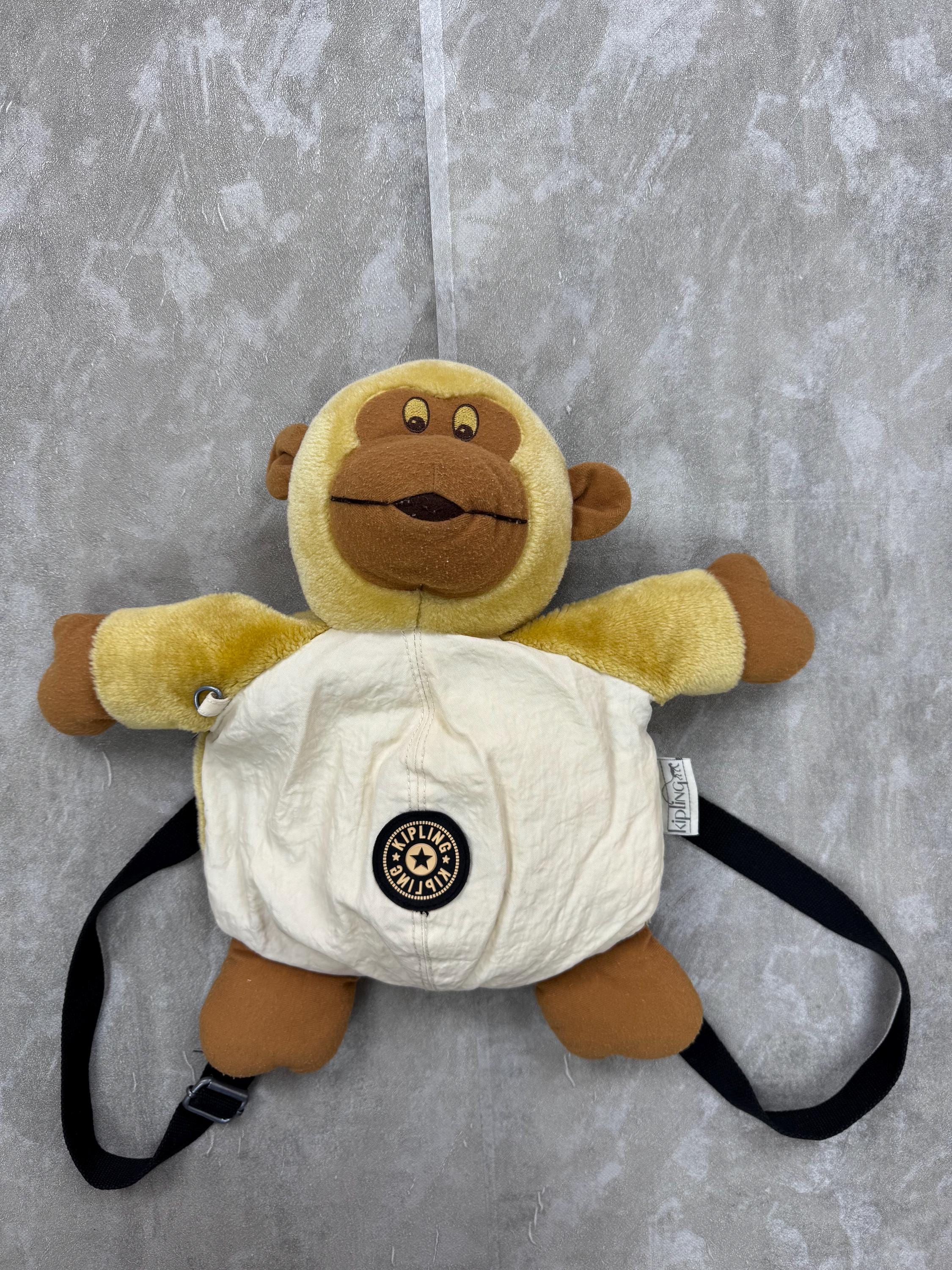 Kipling Cream Nylon Mini Backpack with Monkey Charm Vintage Extra Mini Nylon Backpack KIPLING Bag w/ Monkey  main image 2
